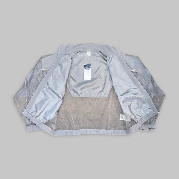 Reebok x Wonder Woman 1984 Transparent Silver Track Jacket – Women’s Size Small - Picture 3 of 6